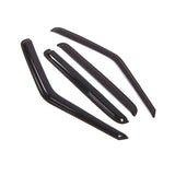 TuningPros Outside Mount Window Vent Visors Rain Guards Compatible with GMC Sonoma Crew Cab 2001-2004 | Side Window Wind Deflect