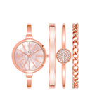 Anne Klein Womens Bangle Watch and Bracelet Set