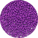 Bala&Fillic Dark Purple Color 4mm Seed Beads About 1200pcs/100Grams in Bag, 6/0 Glass Craft Beads for Making Bracelet and Neckla