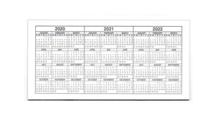 10 Checkbook Registers 2016-2017-2018 Calendars