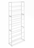 Whitmor 10 Tier Shoe Tower - 30 Pair - Closet Organizer, White
