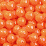 CYEENUT 20mm Acrylic Orange Beads 60pcs Chunk Bubblegum Bead Beadable Pen Ball Beads for Pen Bag Jewelry Making Necklace Bracele