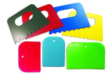 ROYLCO R5451 3 by 5Inch Paint Scrapers, 4 Designs, 7count