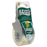 Duck 1259457 EZ Start Premium Packaging Tape w/Dispenser, 1.88Inch x 55.5yds