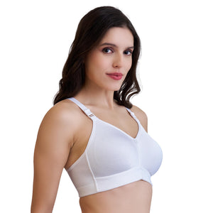 Riza - Truefit - Bra - White - 34 - D - Cup,WHITE,34,B0DPZK7T2L