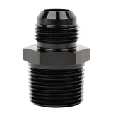 EVIL ENERGY 12AN Male Flare to 1 NPT Fitting Adapter Straight Aluminum Black