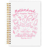 WARDOS Christian Gifts for Mom Women Notebook Journal 5.5x8.3, Trendy Preppy Pink Bible Verse Journaling, Religious Prayer Noteb