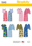 Simplicity Childrens Matching Pajamas Sewing Pattern, Sizes 36