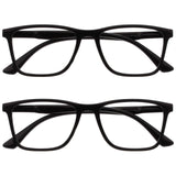 OPULIZE NYX Blue Light Blocking Glasses for Women Men, Rectangular Frame with UV & Eyestrain Protection, Anti-Glare Computer Gam