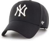 '47 Forty Seven Brand Mvp New York Yankees Curved Visor Snapback Cap Black Mlb Limited Edition