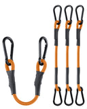 8 Pack 72 Inch Heavy Duty Bungee Cords with Carabiner Hooks, 190 lbs Max Strength Bungee Straps for Cargo, Bike, Cart, Roof Rack