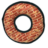 TUFFY - World's Tuffest Soft Dog Toy - MEGA Ring Brick- Squeakers -Multiple Layers. Made Durable, Strong & Tough. Interactive Pl