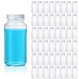 Tatuo 48 Pcs 33 oz 1000ml Pill Bottle Sample Bottles Polypropylene Wide Mouth Reagent Container Plastic with Screw Caps Transluc