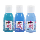 Immix Chalk Paint Set, Tempo Teal ;Azure ;Maya Blue Chalky Finish 100 Ml Each