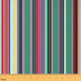 Stripes Fabric by The Yard,Mexican Ethnic Material by The Yard,Bohemian Lines Fabric Panels for Quilting,Farmhouse Style Sewing 