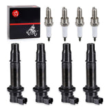 Ignition Coil & Spark Plug For Yamaha YZF-R1 2002-2006 YZF-R6 2006-2007 FZ1 2006-2014 Vmax 1700 2009-2020 FZS1 2015