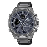 Casio Edifice Ecb-900Mdc-1Adr Gray Analog-Digital Dial Gray Ion Plated Stainless Steel Band Men'S Watch Smartphone Link World Ti