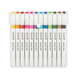 Madhavi Stationers Brush Pen 12 Shades, Bold Assorted