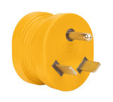 Camco Powergrip 30Am/15Af Camper/Rv Electrical Adapter | Features 30-Amp Male & 15-Amp Female Connections | Designed W/Non-Slip