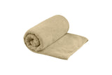 Sea to Summit Tek Towel, Plush Camping and Travel Towel, Medium (20 x 39 inches), Desert Brown