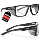 NoCry ANSI Z87.1 Safety Glasses with Readers 2.0 with Anti Fog & Anti Scratch Coating - Full Lens Safety Reading Glasses for Men