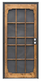 Prime-Line 3809BZ3068-I-WF Woodguard Steel Security Door - Traditional Screen Door Style with the Strength of a Steel Security D