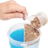 Hydra Cup DualShaker Pro 32 oz Shaker Bottle for Protein Shakes, Shaker Cup w/Handle & Ball Blender Whisks, Dual Mixing Shaker Bottle with Storage, 2 in 1, for Travel To Go, BPA Free (Black)