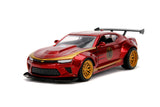 Jada Toys Metals DieCast Avengers 2016 Chevy Camaro, 1:32 Scale DieCast Vehicle Red, Red and Yellow