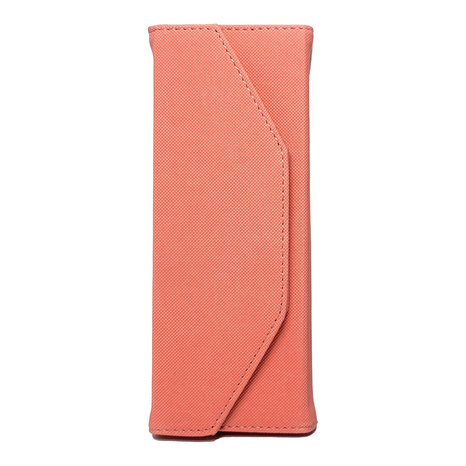 Amber Lash Faux Leather Tweezer Cases For Safe keeping Tweezers and Travelling (Coral Pink)