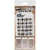 Stampers Anonymous StampersA Layering Stencil THoltz Mini #9