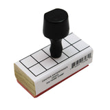 READY 2 LEARN Ten Frame Stamp - Wooden Stamp for Early Math Activities and DIY - Use for Flashcards, Worksheets, Homework and Sc