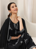 Libas Women'S Pure Cotton Kurta Sets (99347_Black_M)