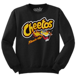 Flamin' Hot Cheetos Faded Logo Crewneck Sweatshirt - Black