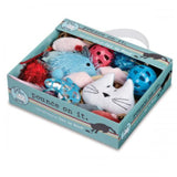 Cat Is Good 12-Piece Pounce Toy Gift Box - Pounce on It Assorted Toys Keep Cats and Kittens Entertained Safely