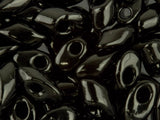 Miyuki Long Magatama Seed Beads 4x7mm Black 8.5 Grams