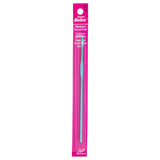Susan Bates 51/2Inch Silvalume Aluminum Crochet Hook, 3.25mm, Blue