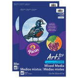 Mixed Media Art Paper, Heavyweight, 12 x 18, 60 Sheets Per Pack, 2 Packs
