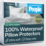 Niagara Waterproof Pillow Protectors - 4 Pack - Standard Size - White