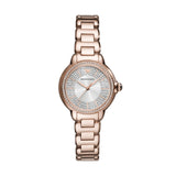 Emporio Armani Stainless Steel Analog Silver Dial Women'S Watch-Ar11633, Band Color:Rose Gold