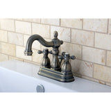 Kingston Brass Kb1603Ax 4 In. Centerset Bathroom Faucet, Antique Brass,4-Inch Center