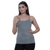 Trylo Camisole U-Cut - Grey - L,GREY,,B0BYZQK43M