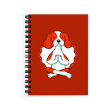 Plan To Gift Notebook Unruled Yoga Dog Notebook Wire Bound Spiral Printed Pages:160 (Size A5) A