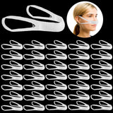 Elastic Nose Bandage, External Nasal Bandage Dressing Holder with High Absorption Capacity for Nose, White(40 Pcs)