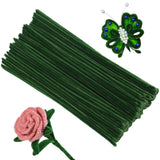 ZXIIXZ Creative Pipe Cleaners, 100Pcs Pipe Cleaners Crafts Supplies for Festivals Decorations Making Flowers, Festivals Bouquet 