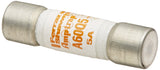 Mersen A60Q AmpTrap Form 101 Semiconductor Protection Fuse, 600VAC/VDC, 200kA AC/100kA DC, 5 Ampere, 11/2 Diameter x 13/32 L