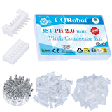 CQRobot JST PH 2.0 mm Pitch 7-Pin Electronic Computer Connector IC Male Plugs, Female Sockets Housing and T-Shaped Crimp Termina