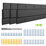 French Cleat Hanger 41 Inch - 3 Pairs Heavy Duty Aluminum Z Bar Clips for Picture Hanging Kit Up to 600 lbs, Interlocking Bracke