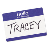 Avery 5141 Printable SelfAdhesive Name Badges, 2 1/3 x 3 3/8, Blue Hello, 100/Pack