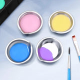 Calandis 12 Pieces Makeup Palette Set Artist Plate Paint Tray For Store Classroom