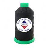 Sissewpro 8oz UV Resistance Tex270 Bonded Polyester Thread 277 Heavy Duty Outdoor Marine Upholstery Thread for Sewing Machines,A